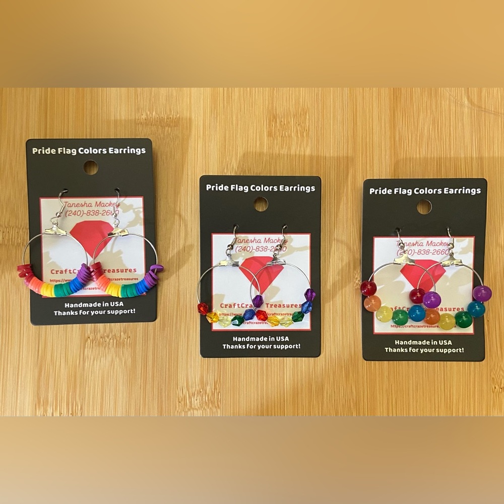 Pride (Rainbow) Flag Colors Earrings